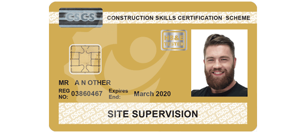 Gold CSCS Supervisors Card